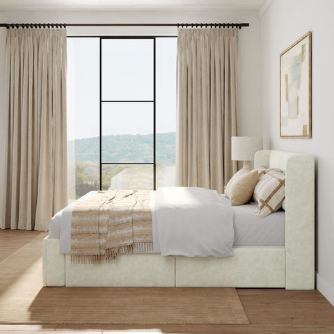 Modern Upholstered Bed - Full