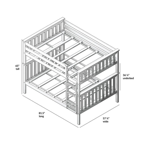 Classic Full over Full Bunk Bed