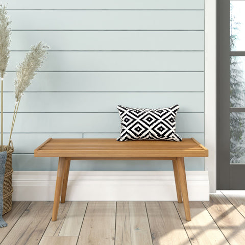 Mid-Century Modern Entryway Bench - 41