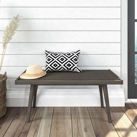 Mid-Century Modern Entryway Bench - 41