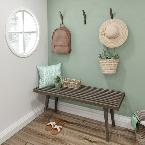 Mid-Century Modern Entryway Bench - 41