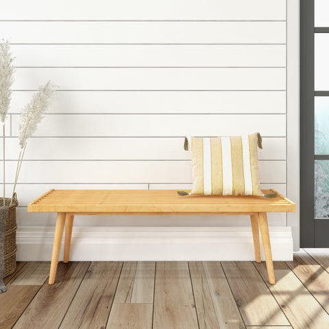 Mid-Century Modern Entryway Bench - 56