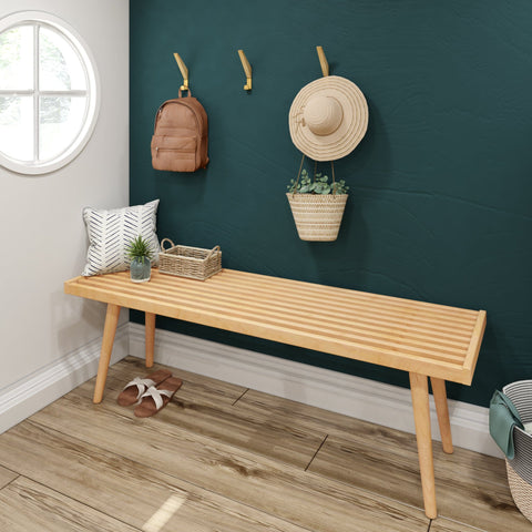 Mid-Century Modern Entryway Bench - 56