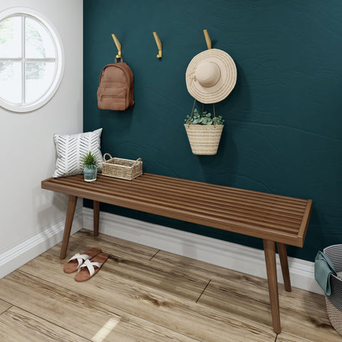 Mid-Century Modern Entryway Bench - 56