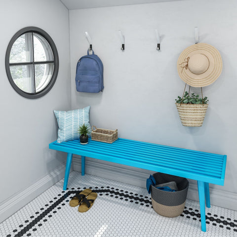 Mid-Century Modern Entryway Bench - 56