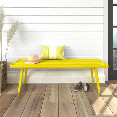Mid-Century Modern Entryway Bench - 56