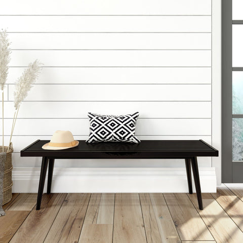 Mid-Century Modern Entryway Bench - 56