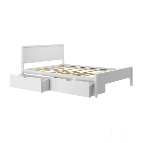 Panel Bed + Storage - Queen