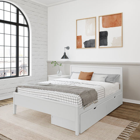 Panel Bed + Storage - Queen