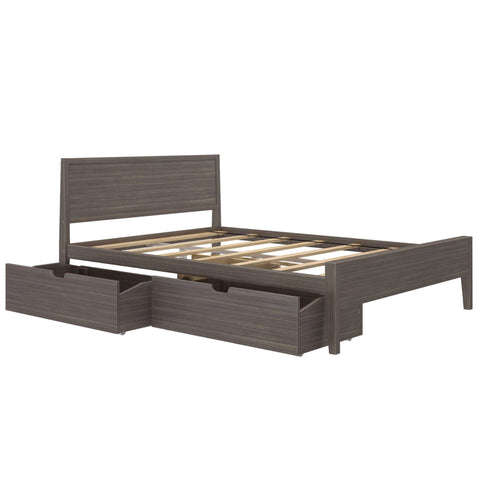Panel Bed + Storage - Queen