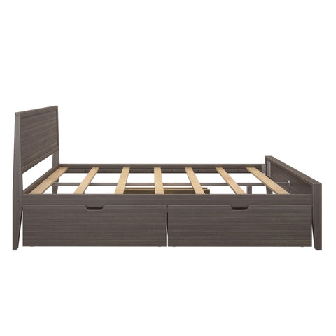 Panel Bed + Storage - Queen