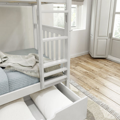 Classic Twin over Twin Bunk Bed + Underbed Storage