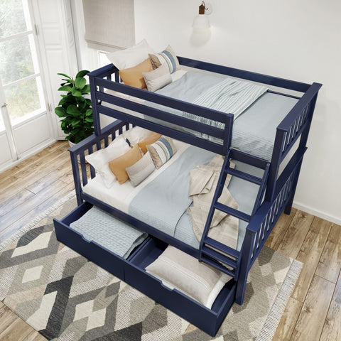 Classic Twin over Full Bunk Bed + Underbed Storage