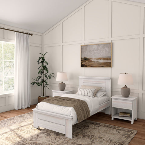 Rustic Panel Bed - Twin