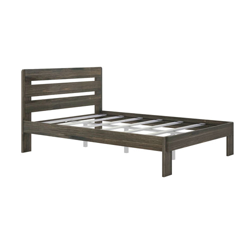 Rustic Slatted Bed - Queen