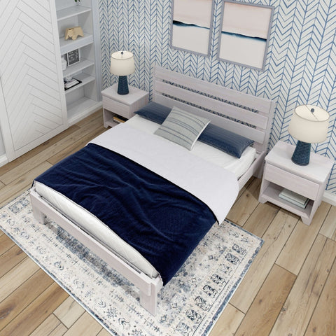 Rustic Slatted Bed - Queen