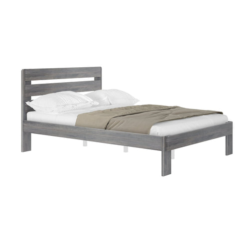 Rustic Slatted Bed - Queen