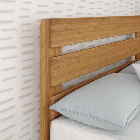 Rustic Slatted Bed - Queen