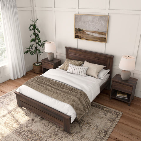 Rustic Panel Bed - Queen