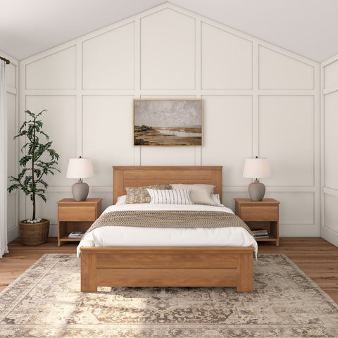 Rustic Panel Bed - Queen