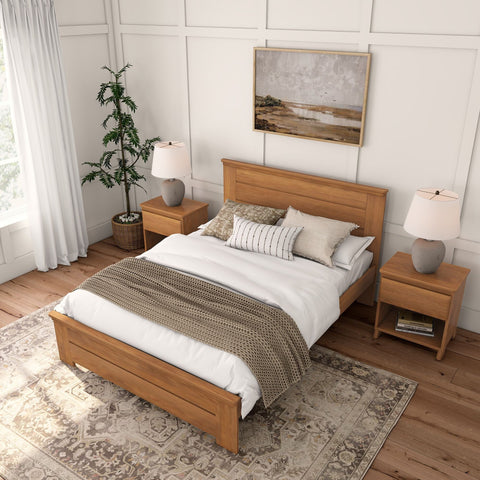 Rustic Panel Bed - Queen