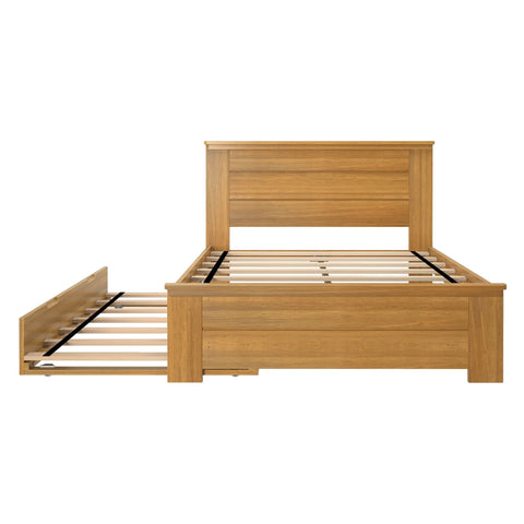 Rustic Panel Bed + Trundle - Full
