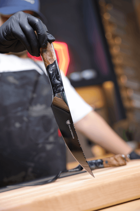 3 Piece Set | Slicing Knife. Fillet Knife & Meat Fork | Valhalla Series | Ravenstone Edition | Dalstrong ©