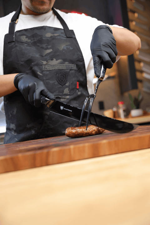 3 Piece Set | Slicing Knife. Fillet Knife & Meat Fork | Valhalla Series | Ravenstone Edition | Dalstrong ©