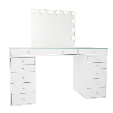 SlayStation® Pro 2.0 Tabletop + Vanity Mirror + 5 Drawer Units Bundle